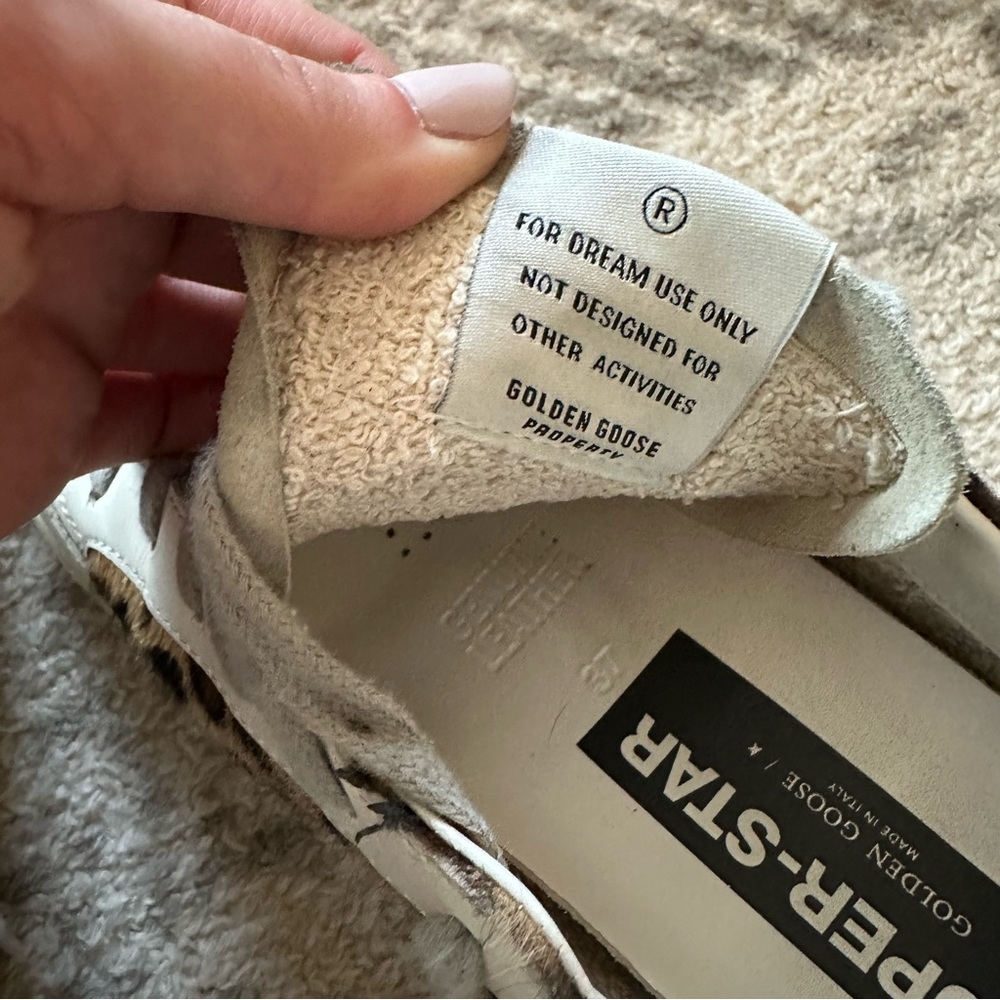 Golden Goose Superstar low-top sneaker in leopard - Picture 5 of 10